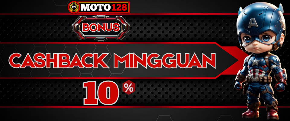 Bonus Cashback Mingguan 10%